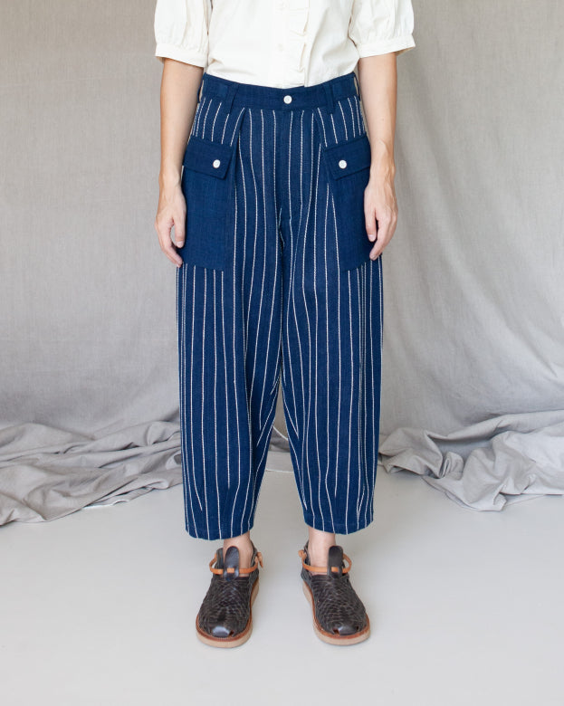 KARDO x W'MENSWEAR MAGGIE PANTS - INDIGO DENIM