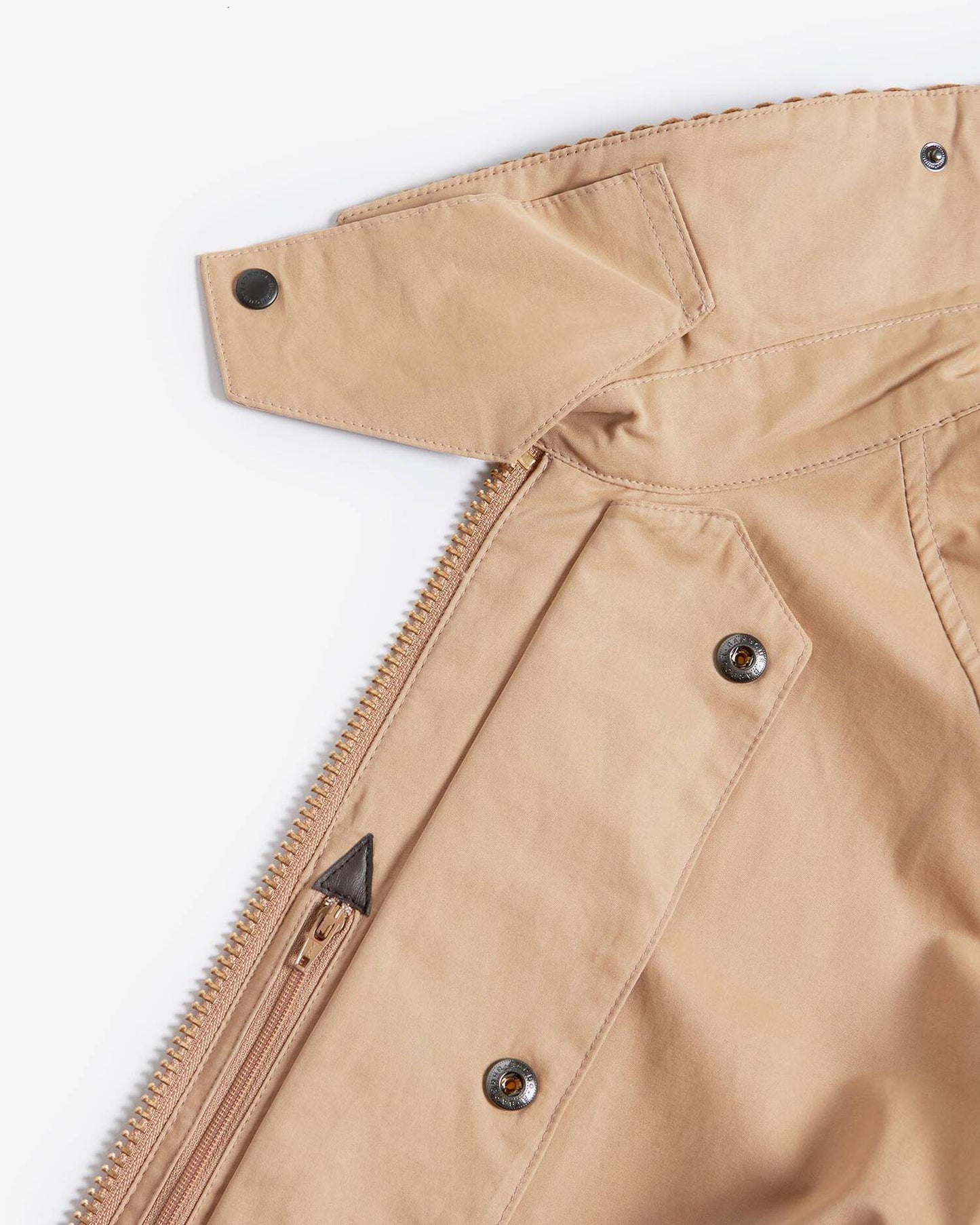 BARBOUR TRANSPORTER OVERSIZED CASUAL JACKET - STONE