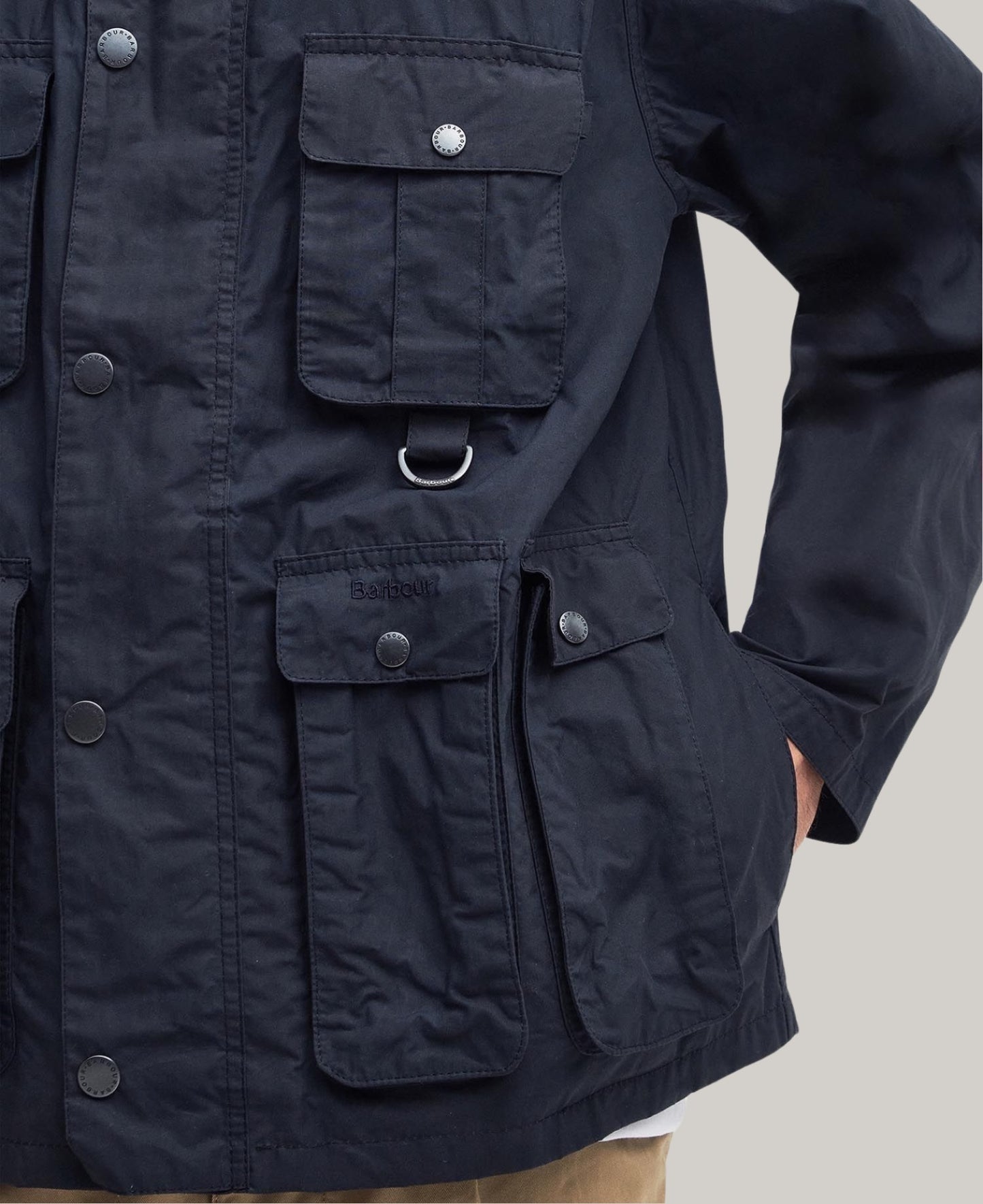 BARBOUR MODIFIED TRANSPORT CASUAL JACKET - DARK NAVY