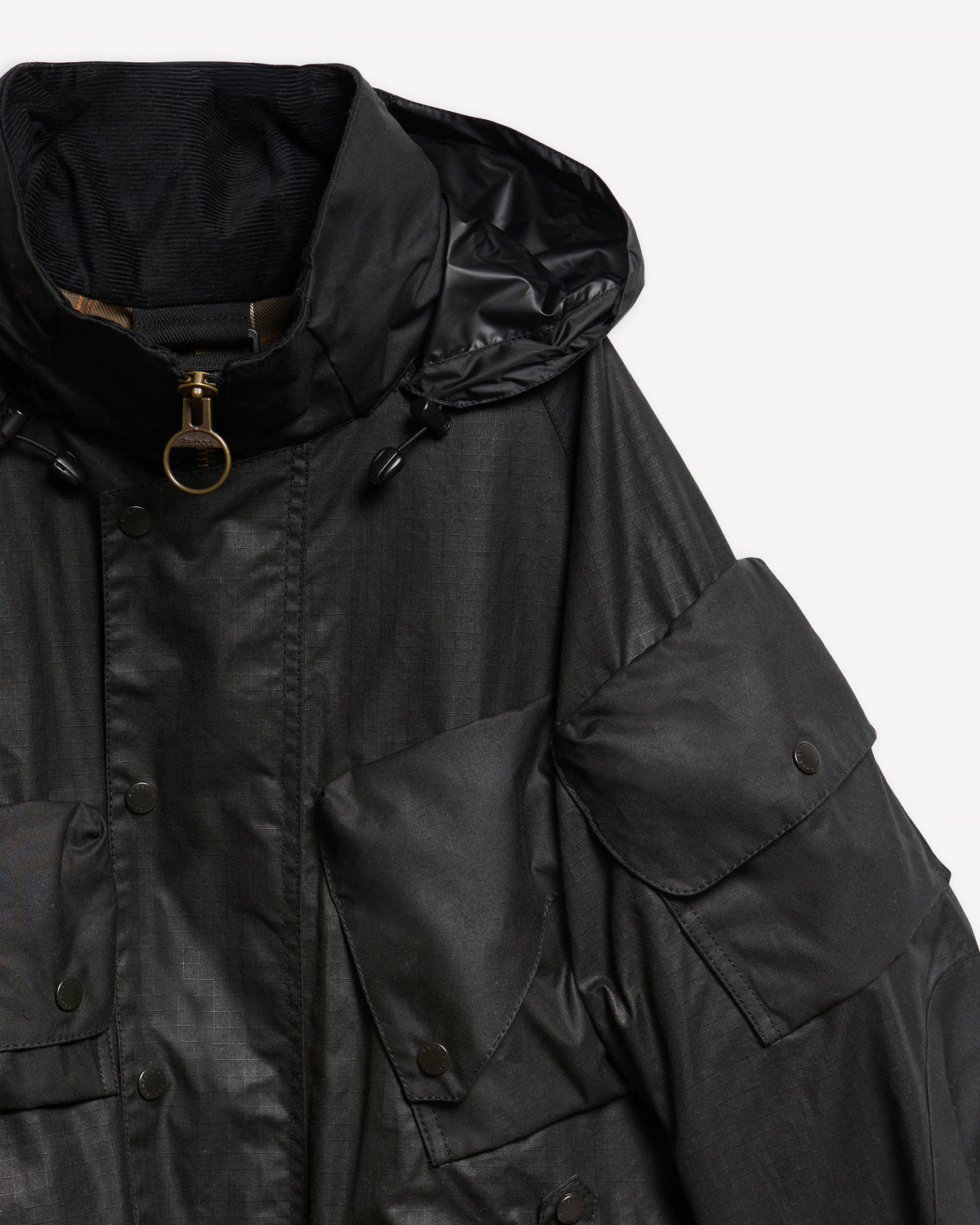 BARBOUR x NORBIT RIPSTOP WAX JACKET - BLACK
