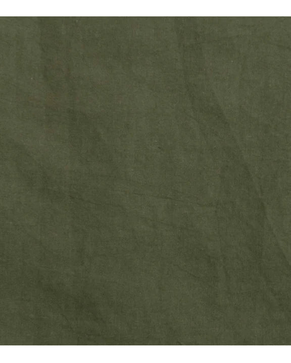 HEIMAT COTTON/ HEMP WORK SHIRT - MILITARY GREEN