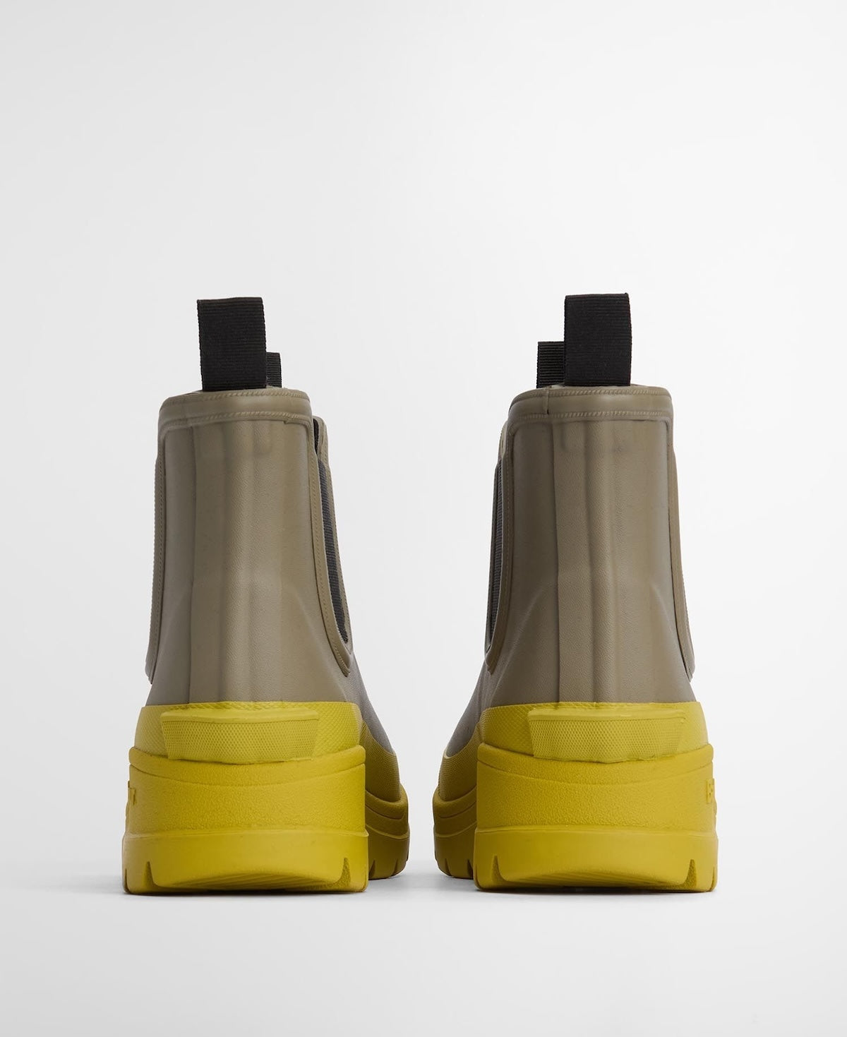 BARBOUR NIMBUS WELLINGTON BOOTS - DUSKY GREEN/ LIMEADE