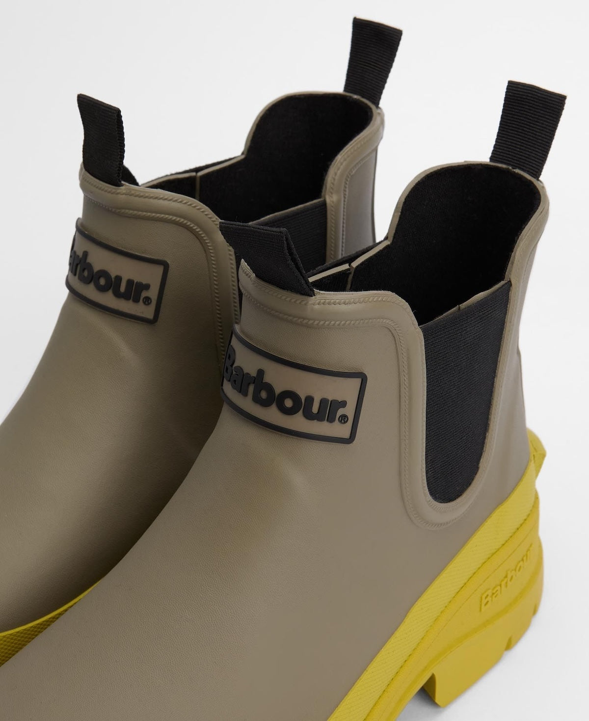 BARBOUR NIMBUS WELLINGTON BOOTS - DUSKY GREEN/ LIMEADE