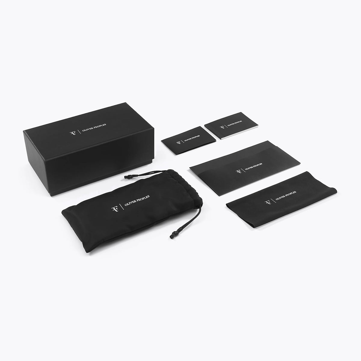 OLIVER PEOPLES R-8 SEMI MATTE BLACK W/GREY POLAR