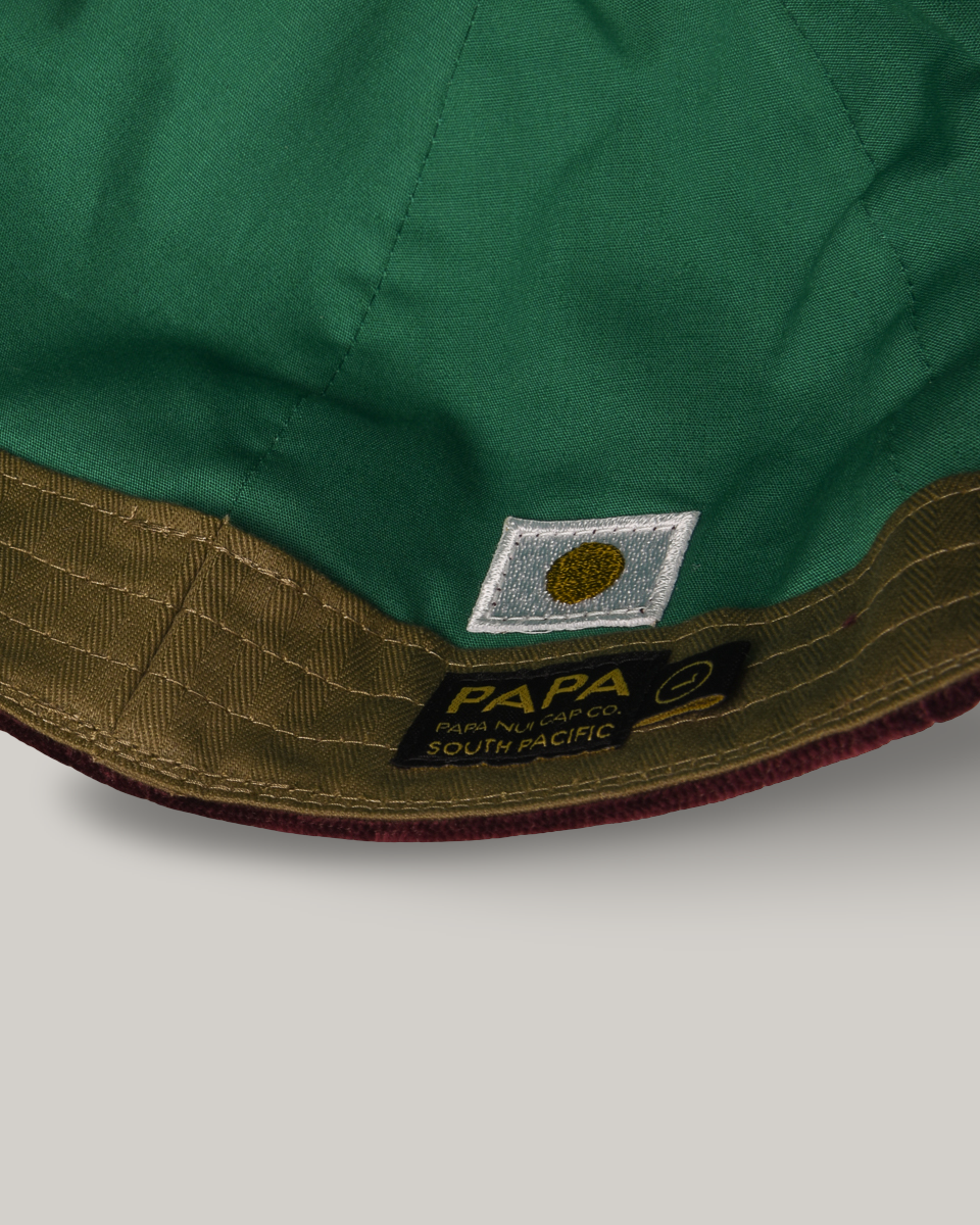 PAPA NUI KOREA '51 CAP - BURGUNDY VELVET
