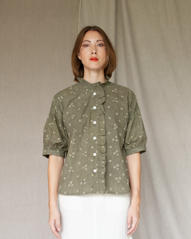 KARDO x W'MENSWEAR PLAY SHIRT - BANDHANI OLIVE