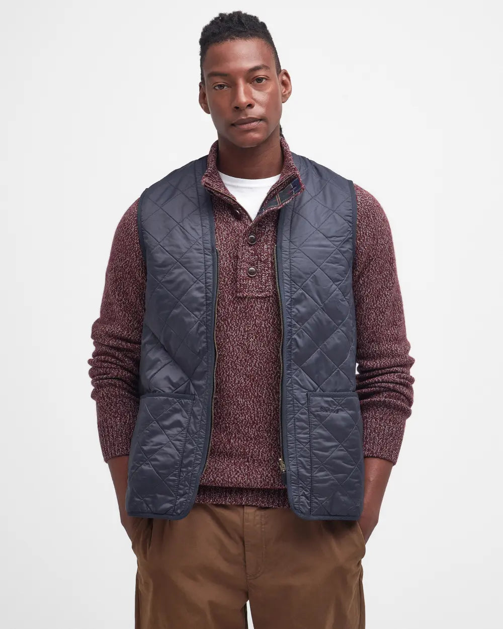 BARBOUR POLARQUILT LINER - NAVY