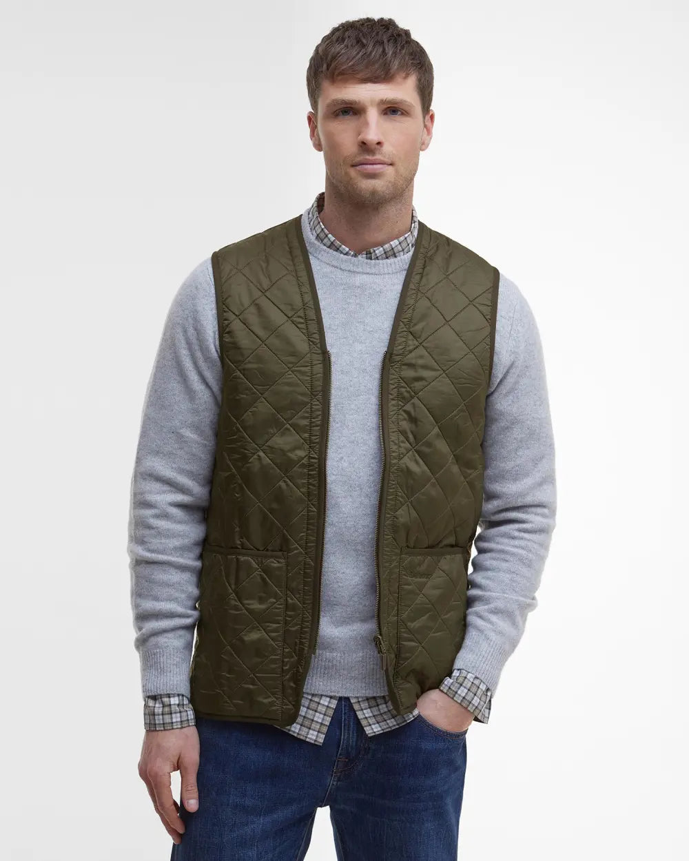 BARBOUR POLARQUILT LINER  - OLIVE