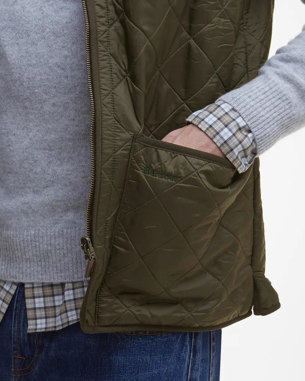BARBOUR POLARQUILT LINER  - OLIVE
