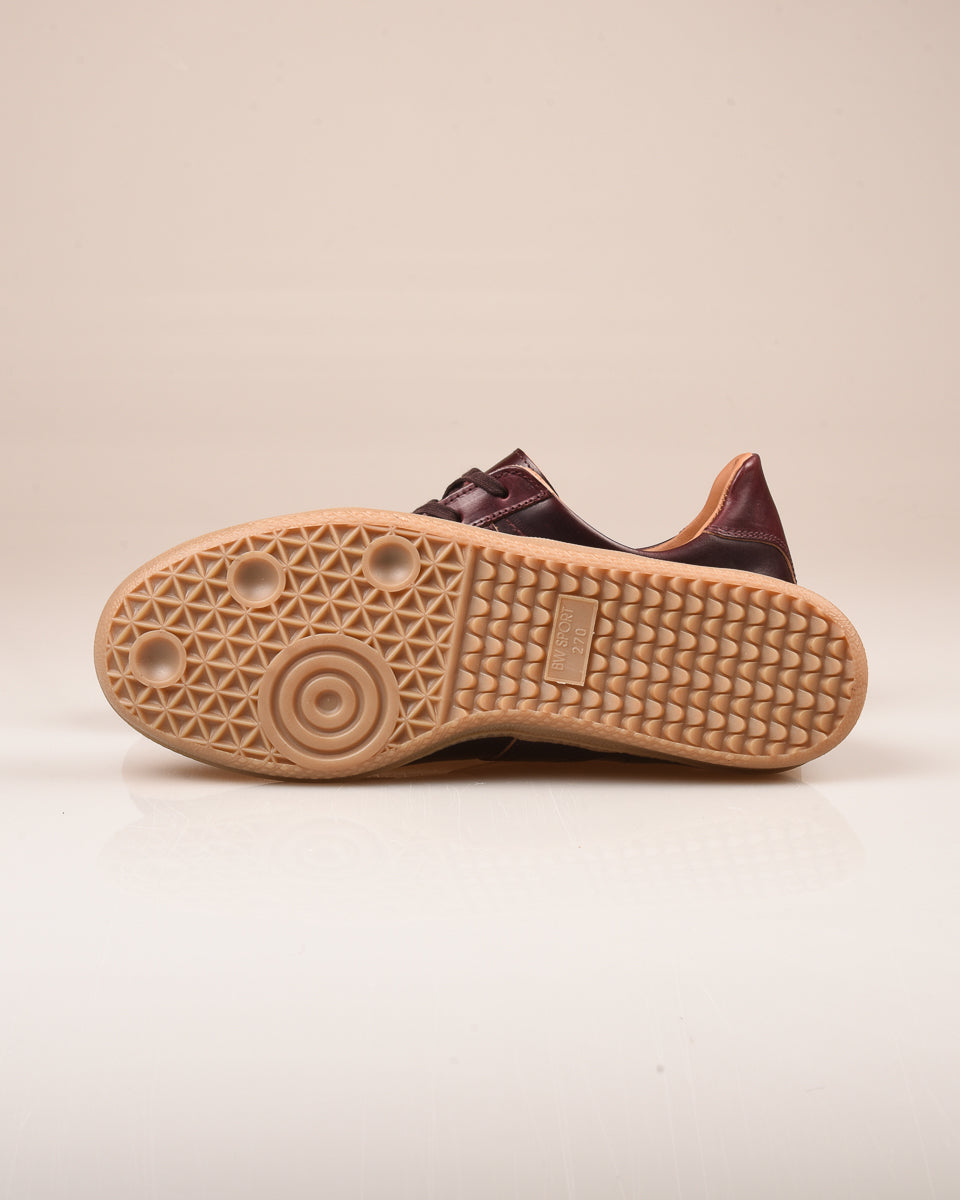 REPRODUCTION OF FOUND - GERMAN MILITARY TRAINER - BURGUNDY