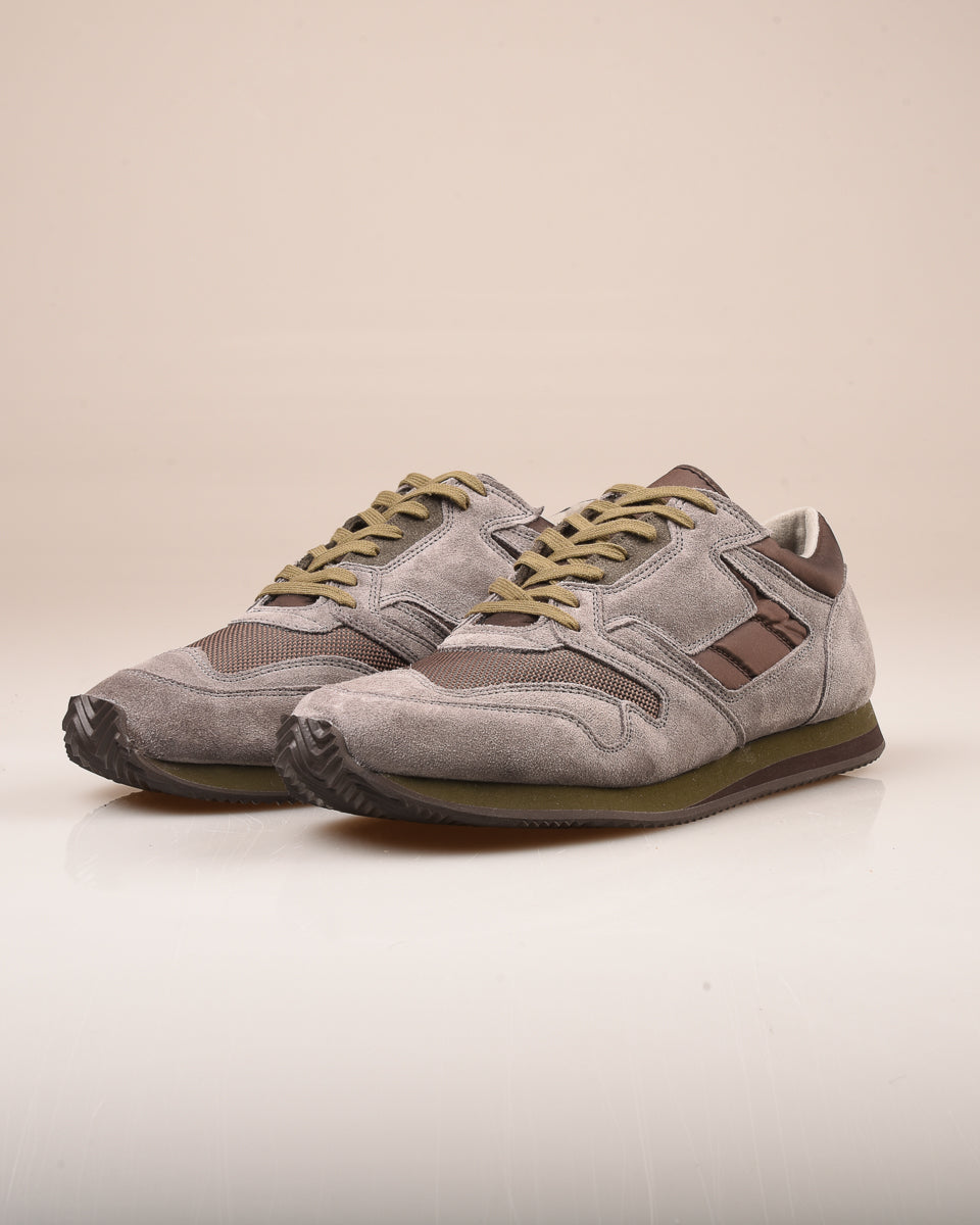 REPRODUCTION OF FOUND - BRITISH ARMY TRAINERS - GREY/ OLIVE