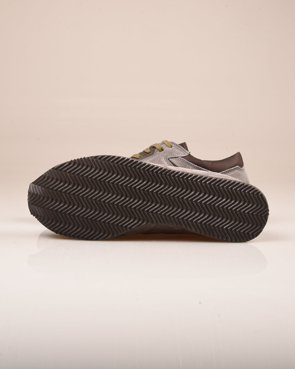 REPRODUCTION OF FOUND - BRITISH ARMY TRAINERS - GREY/ OLIVE