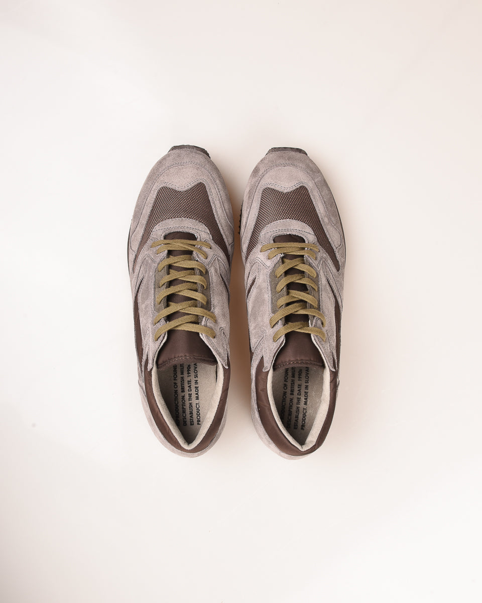 REPRODUCTION OF FOUND - BRITISH ARMY TRAINERS - GREY/ OLIVE