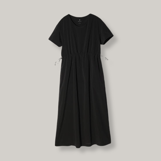 SNOW PEAK BREATHABLE QUICK DRY DRESS - BLACK