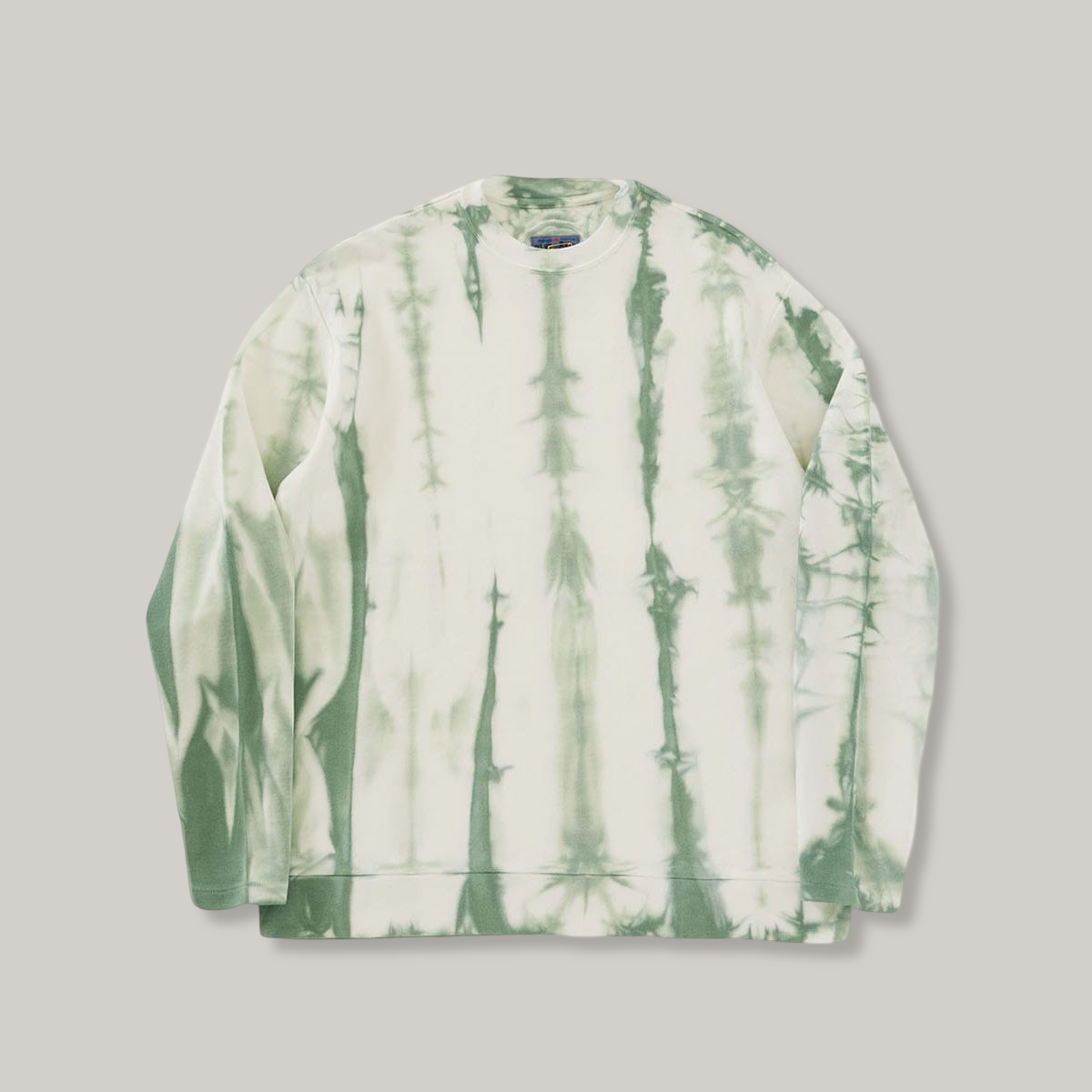 BLUE BLUE JAPAN SHIBORI PULLOVER - LIGHT GREEN