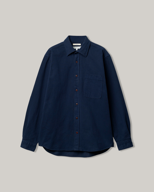 MERZ B SCHWANEN SHIRT01T - NIGHT BLUE