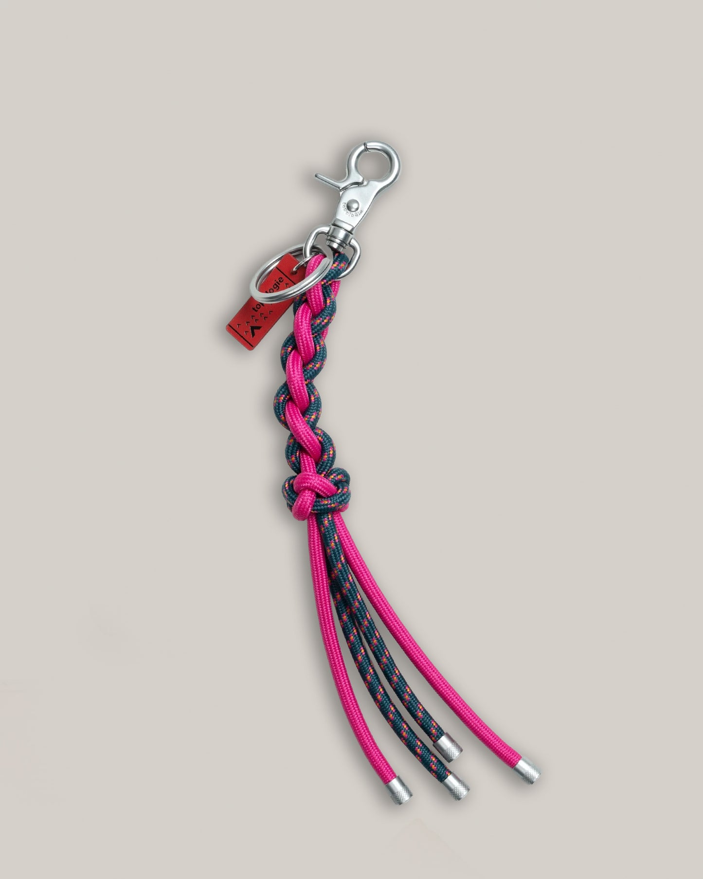 TOPOLOGIE SINNET KEYCHAIN TEAL PINK