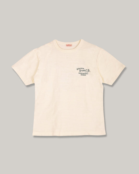 UNION SUPPLY LOGO TEE - OFF WHITE