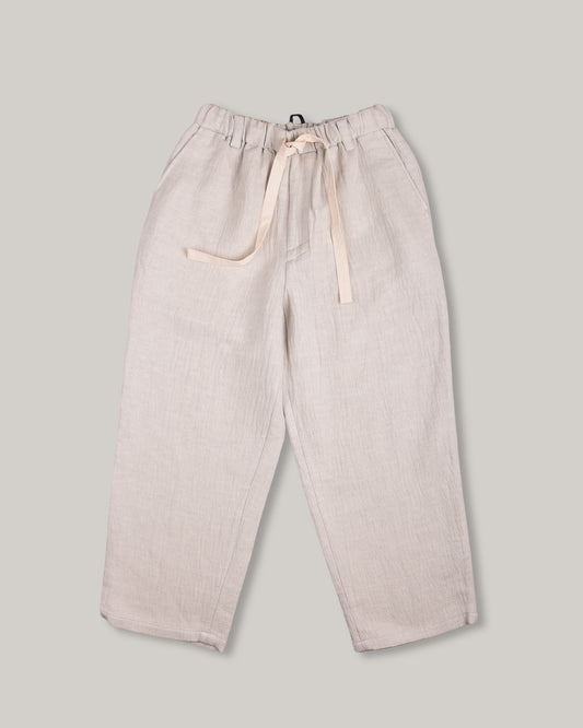 WORK WORKS UNISEX DRAWSTRING TROUSERS - GREY