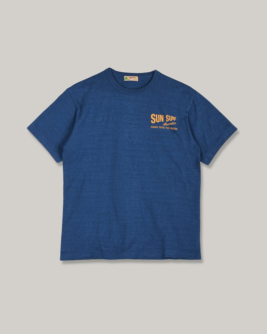 SUN SURF MCULLY CHOP SUI T-SHIRT - NAVY