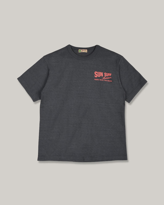 SUN SURF CAFE PAISANO TEE - BLACK