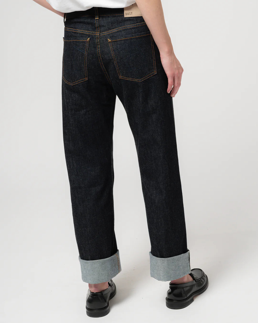 GIRLS OF DUST GEORGIA STRAIGHT SELVEDGE ECO DENIM - INDIGO BLUE