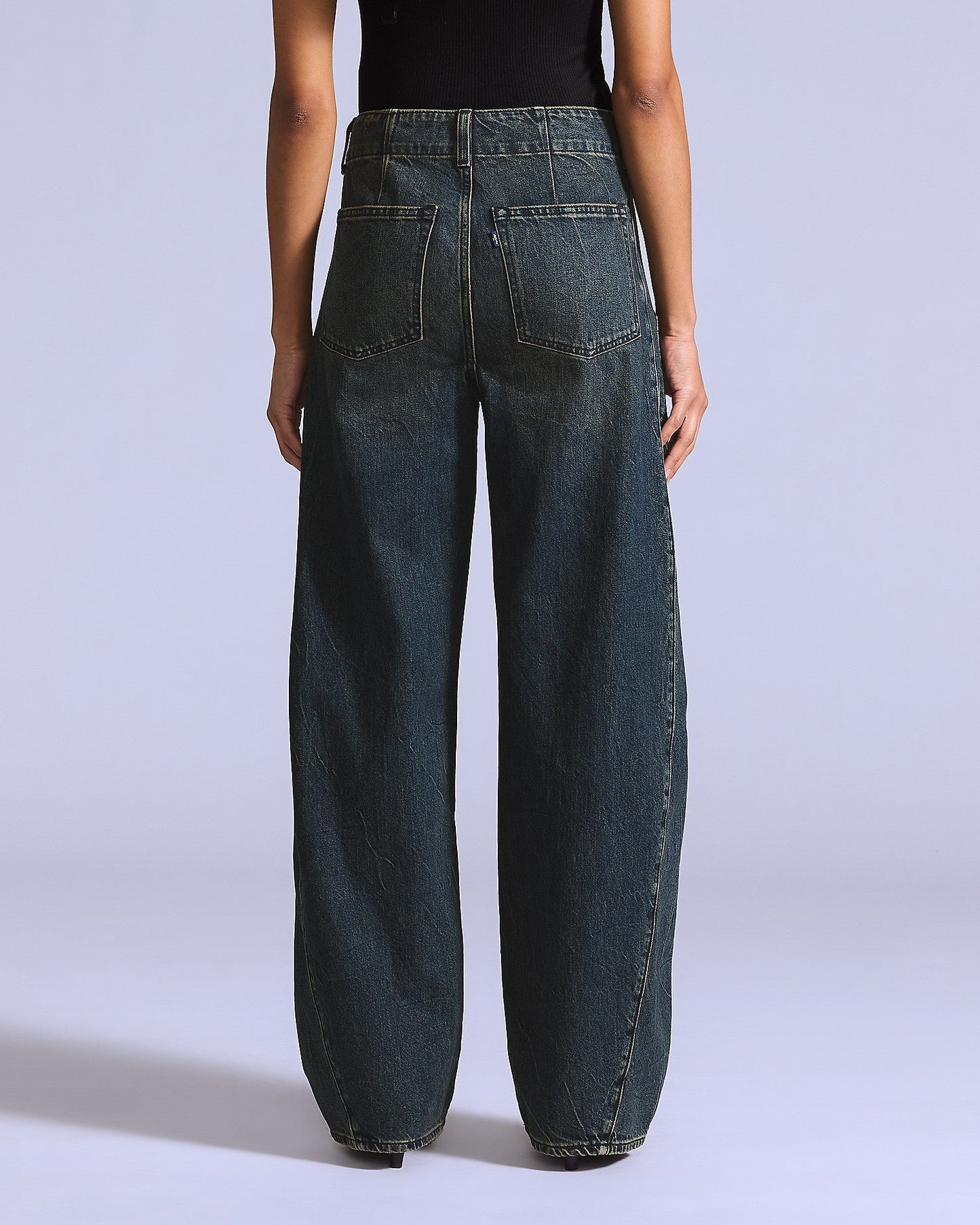 LEVIS' BLUE TAB MOTO JEAN - BLACK PEARL