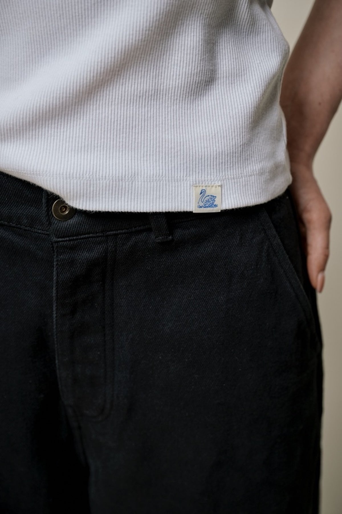 MERZ B. SCHWANEN WOMEN'S RIBBED TANK TOP - WHITE