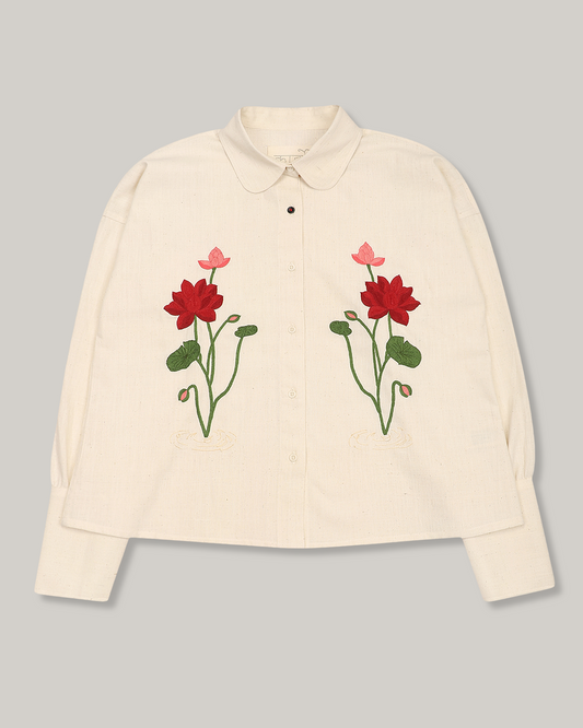 KARDO WOMEN'S LEAH SHIRT - NATURAL