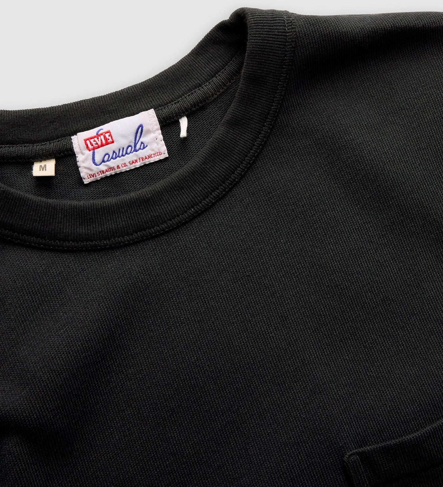 LEVI'S VINTAGE CLOTHING 1960's CASUAL TEE - JET BLACK