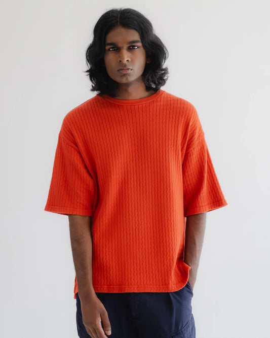 EAT DUST BIG T - COTTON MESH - TANGERINE
