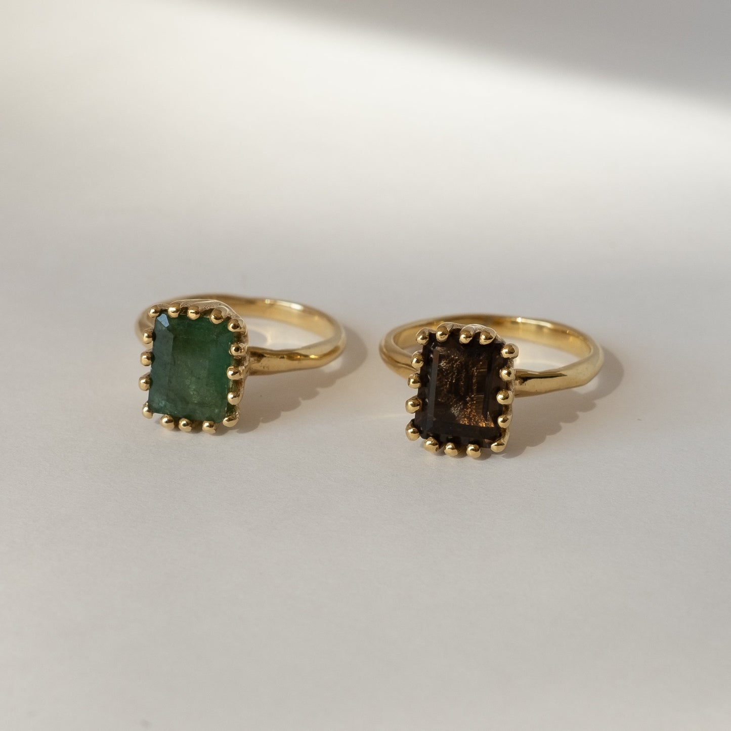 MEREWIF RAMONA GOLD RING - SMOKY TOPAZ