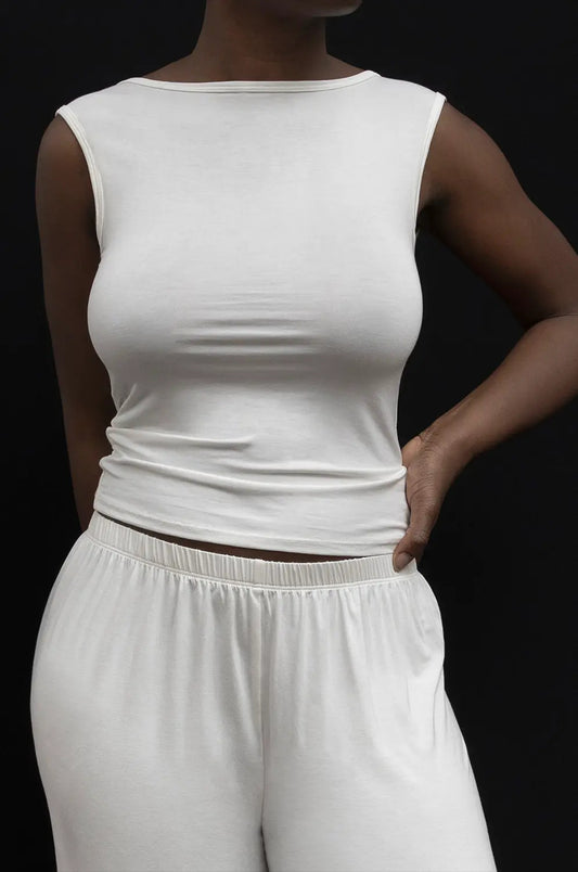 KYE INTIMATES RECLINE BATEAU SLEEVELESS - NATURAL