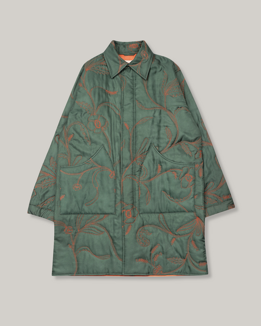 KARDO SANTOS COAT - SILK GREEN
