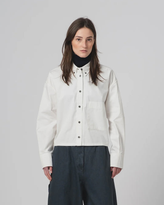 GIRLS OF DUST CUBIC SHIRT - MILK