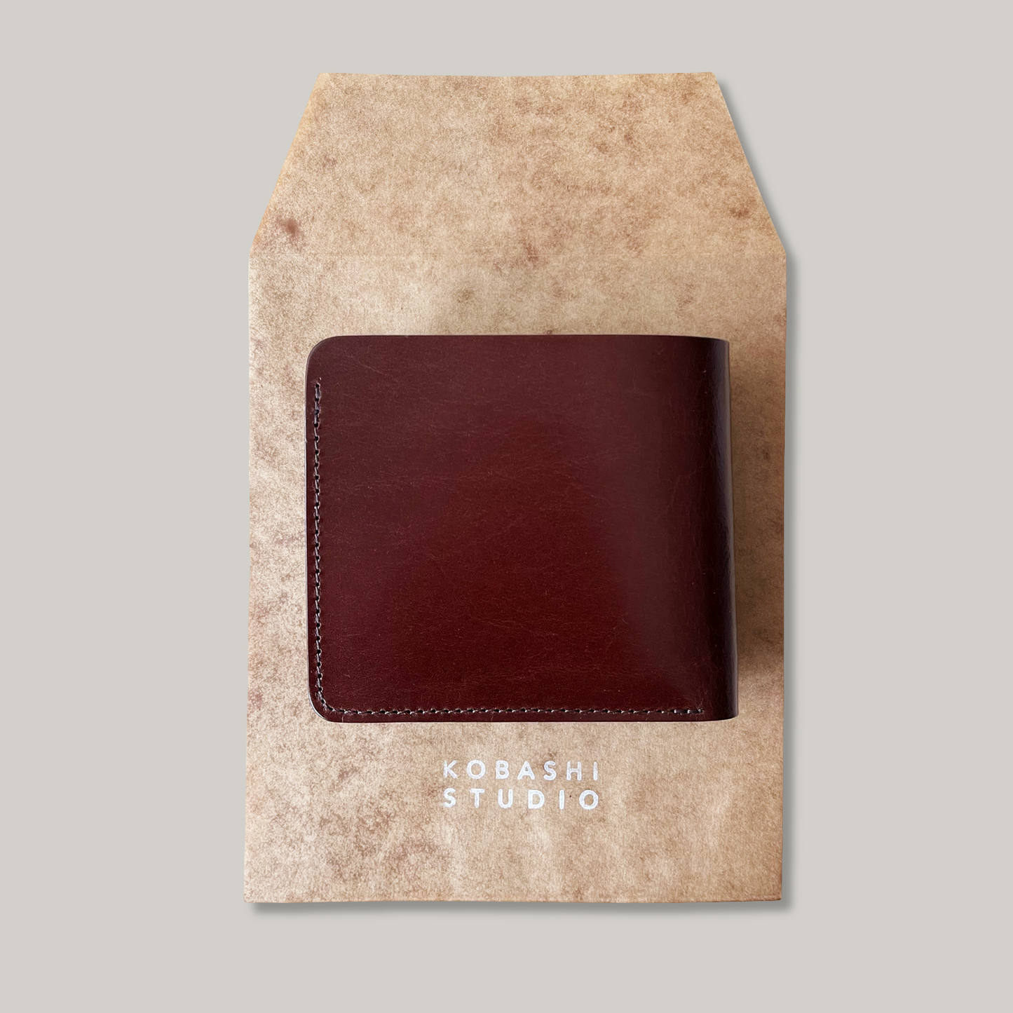 KOBASHI BILL FOLD WALLET - DARK BROWN