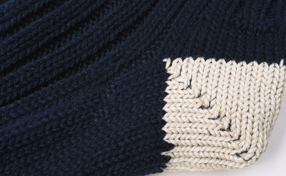 TS(S) UNPAIRED COTTON RIB SOCK (SINGLE) - NAVY