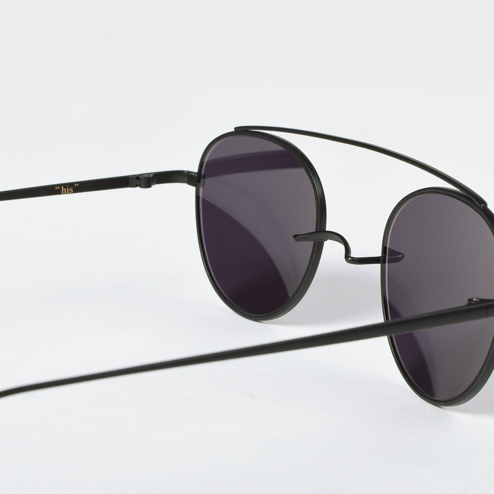BUDDY OPTICAL HIS TITANIUM SUNGLASSES - MATTE BLACK