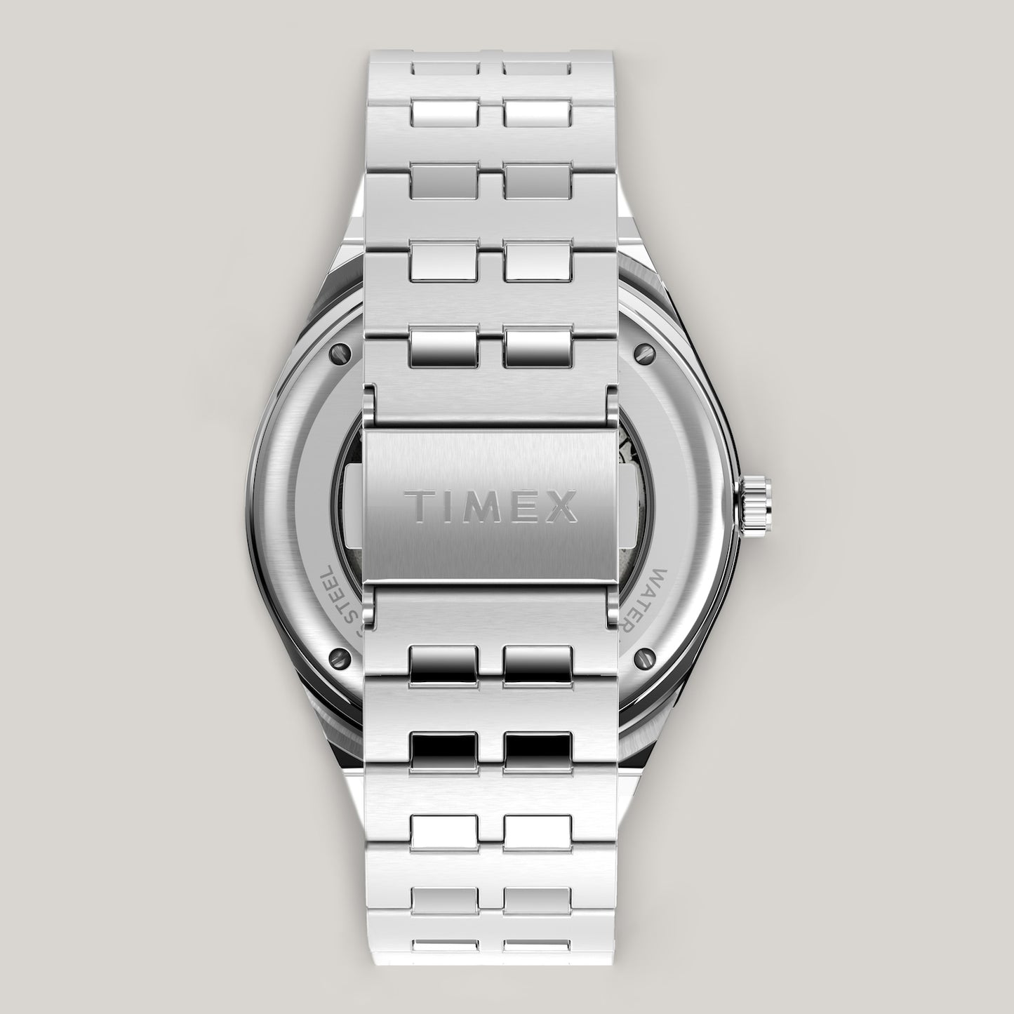 TIMEX M79 AUTOMATIC 40MM STAINLESS STEEL BRACELET WATCH - SILVER