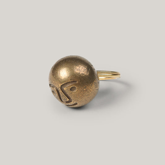 TENDER CO. LOST WAX CAST BRASS BALL KEYCHAIN