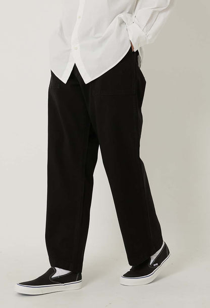 BLUE BLUE JAPAN COTTON TENCEL TWILL FATIGUE PANTS - INDIGO