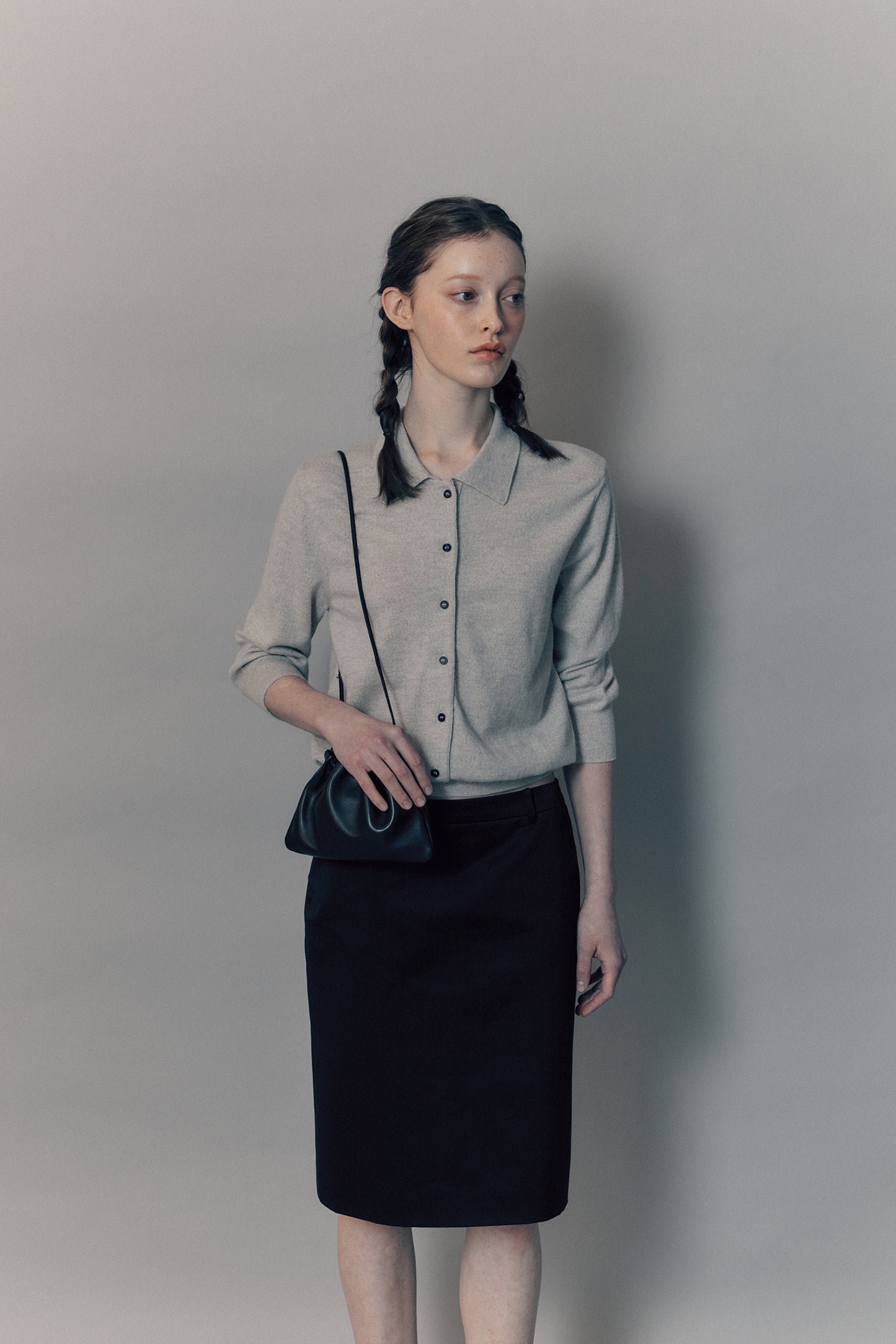 NOTHING WRITTEN NELLA STRAP MINI BAG - BLACK