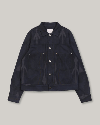 KARDO MARVIN TRUCKER JACKET - MIDNIGHT BLUE