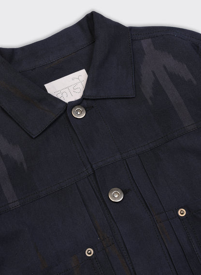 KARDO MARVIN TRUCKER JACKET - MIDNIGHT BLUE