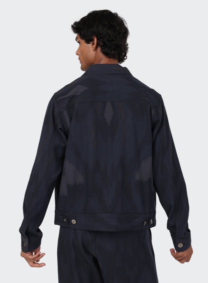 KARDO MARVIN TRUCKER JACKET - MIDNIGHT BLUE