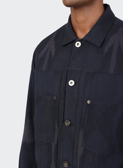 KARDO MARVIN TRUCKER JACKET - MIDNIGHT BLUE