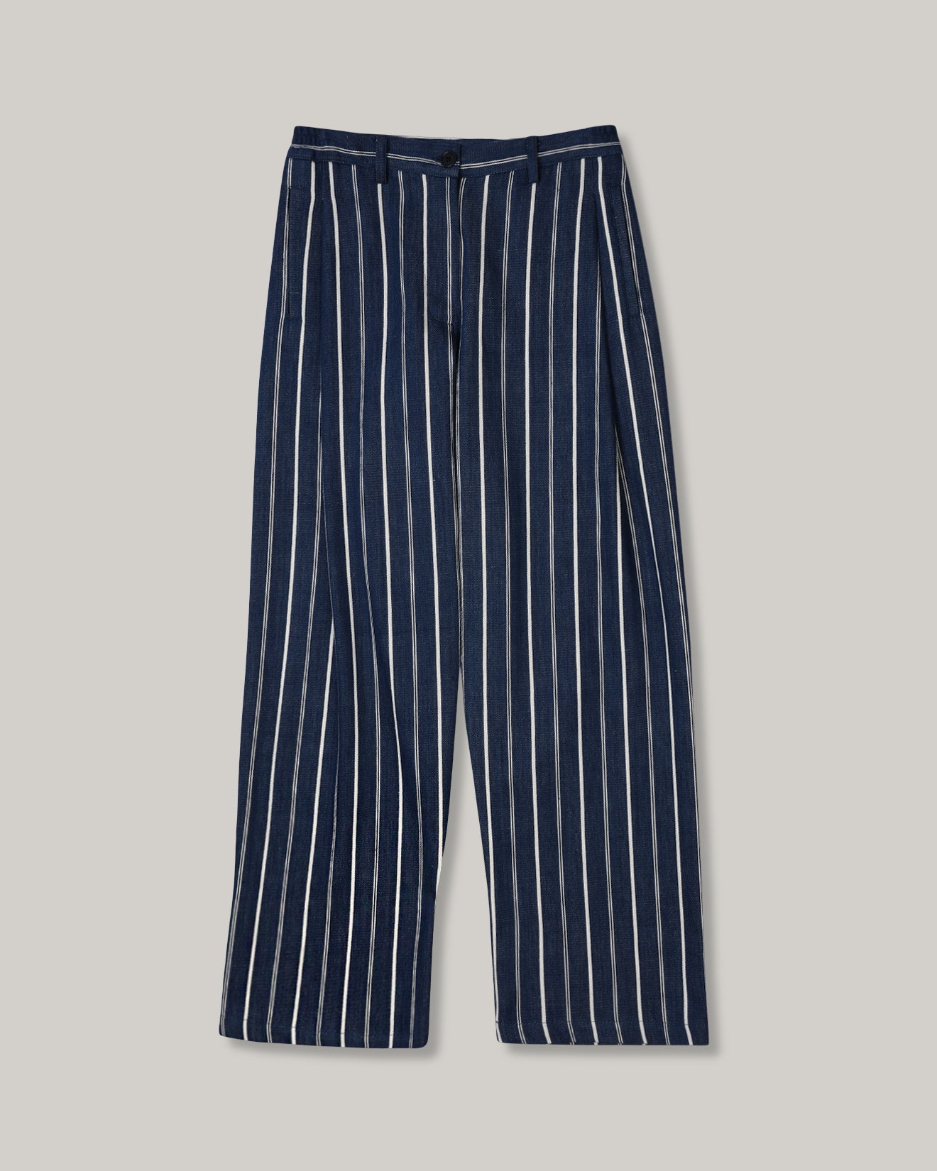 KARDO BHARTI TROUSERS - INDIGO STRIPE