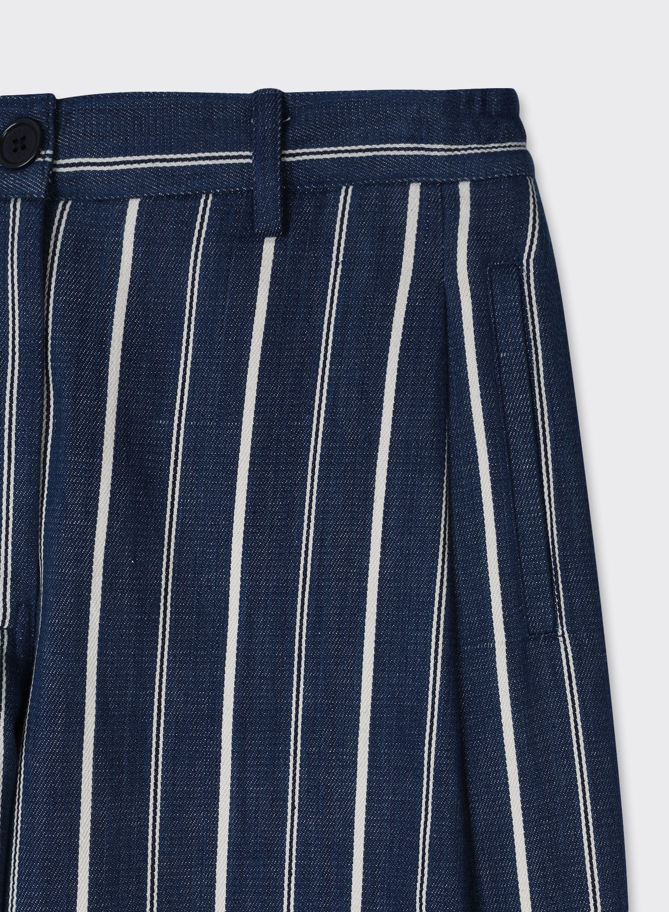 KARDO BHARTI TROUSERS - INDIGO STRIPE