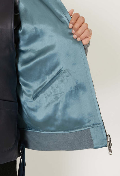 BLUE BLUE JAPAN 'HANA NI TORA' REVERSIBLE SOUVENIR JACKET - BLACK