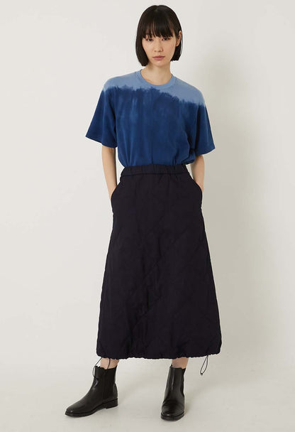 BLUE BLUE JAPAN EIGHTLOCK SMOOTH INDIGO HAND SPECKLED DYED SS TEE